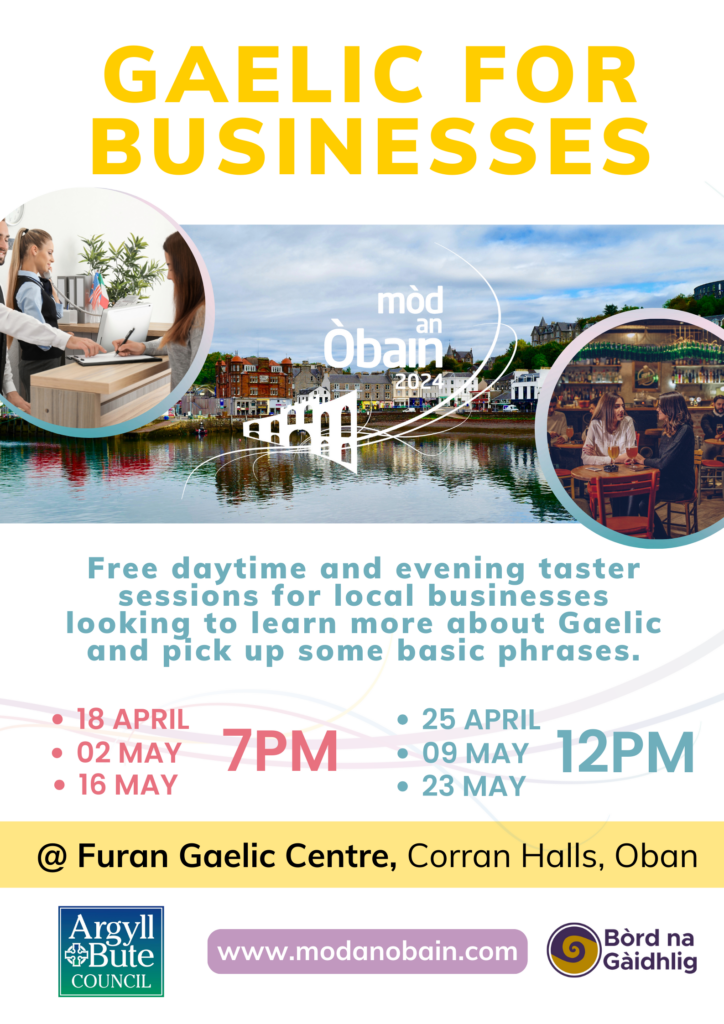 Gaelic Taster Sessions for Businesses